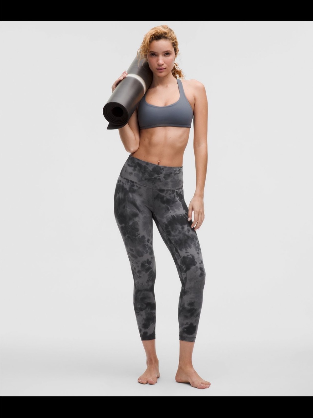 lululemon athletica Diamond Dye Pitch Grey Graphite Grey 25” Leggings
